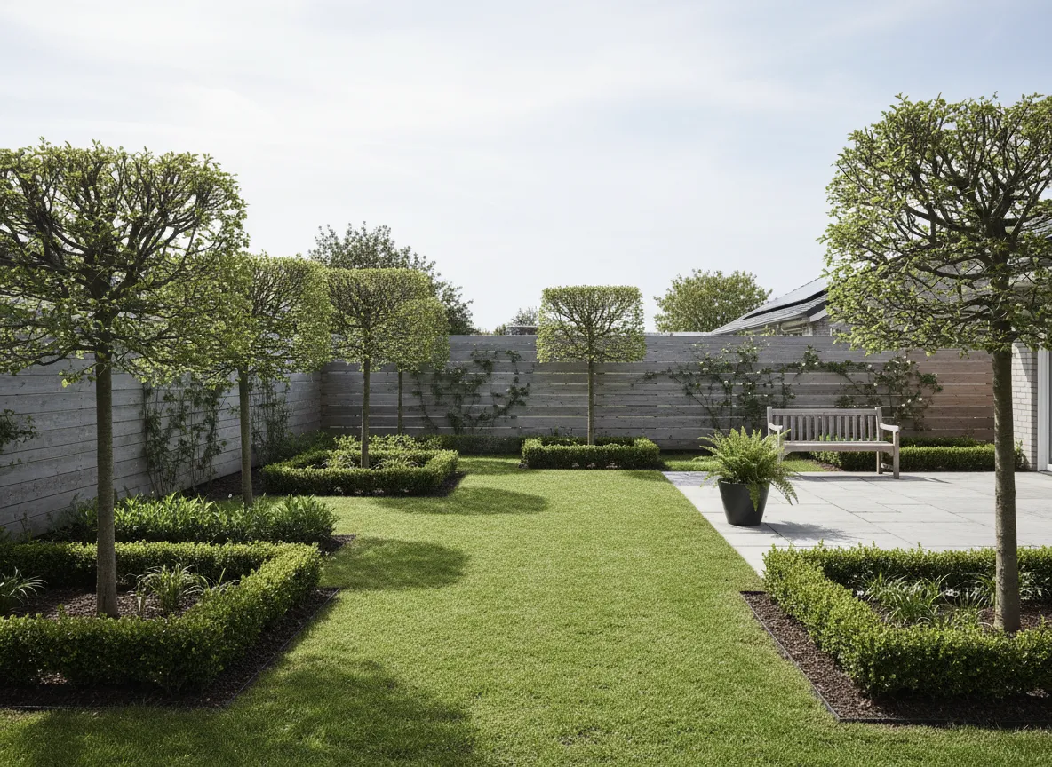 Walkway and low retaining wall in natural stone
